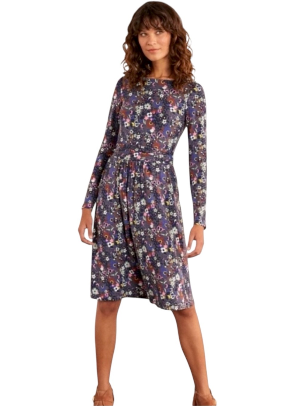 Boden Abigail Floral Jersey Dress